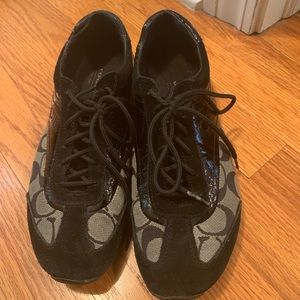COACH GYM SHOES (BLACK)